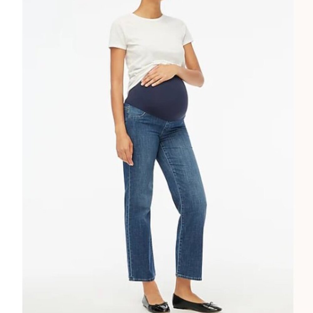 J. Crew Women's Straight Leg Jeans - Blue